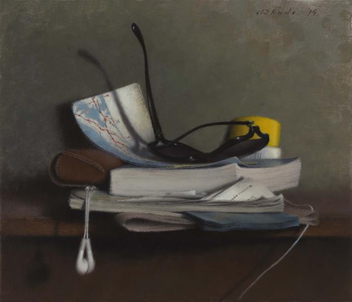 Unplugged, oil on linen, 12 x 14 inches, $4,900 